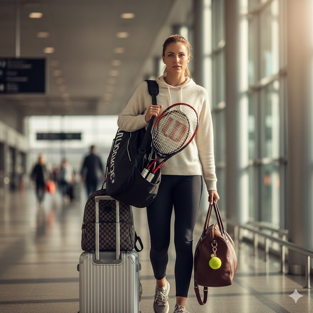 Professional tennis player lifestyle